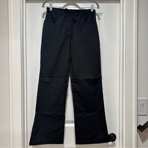 Grey’s Anatomy Black Wide Leg Drawstring Scrubs Pants Size Small
